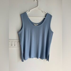 Exclusively Misook Tank Top in Blue Women’s Size XL